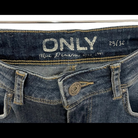 Only Carmen Regular Skinny Ankle Denim Jeans Size 25 - Picture 3 of 8